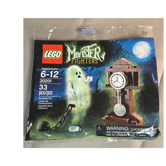 Lego Monster Fighters Ghost poly bag  #30201 - NEW/Retired 2012 Halloween prop - Picture 1 of 5